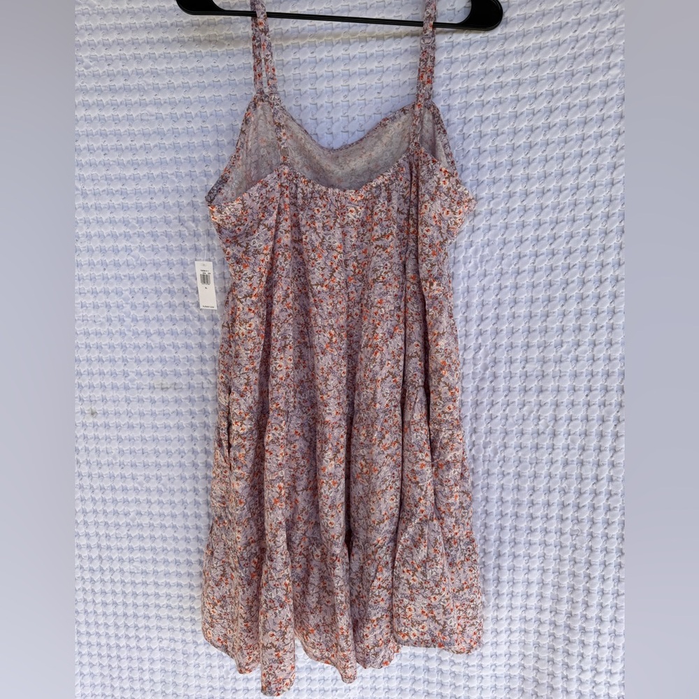 Old Navy Floral Mini Dress Women’s XL NWT Lightweight Summer Dress - Picture 2 of 8